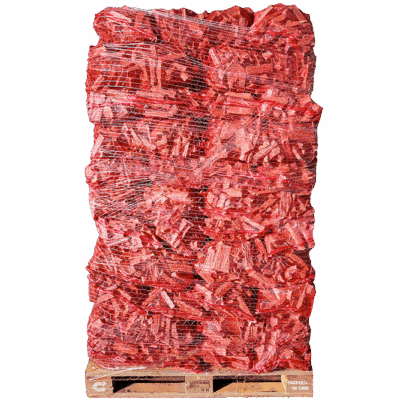 Palet de sacos de astillas de pino